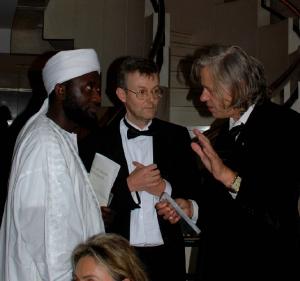 From left to right &ndash; Imam Muhammad Ashafa, Alan Channer and Sir Bob Geldof (Photo: Mary Winstanley  Channer)